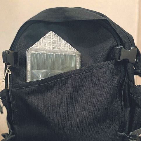 災害時は防災リュックに入れて携帯