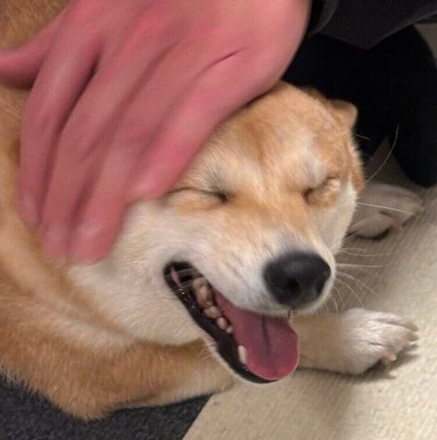 “満面の笑み”をうかべるぐりちゃん