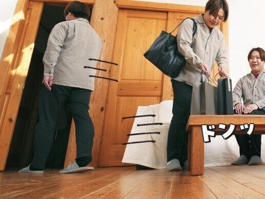 休日のストレス、来客編