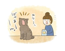 「食欲だけは健在」の愛猫がごはんに来ない!? まさかのオチは…【連載】交通事故にあった猫を拾いました#247