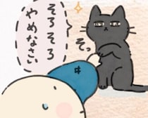高速じゃない方が圧がある…猫パンチの“達人モード”【連載】ねこ連れ草 356話め