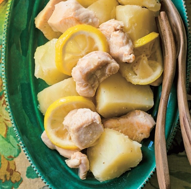 とりむねとじゃがいもの塩レモン煮