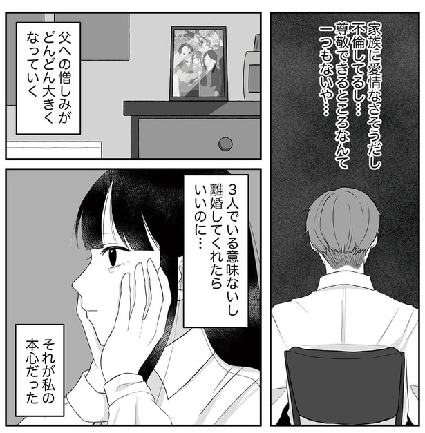 父への憎しみがどんどん大きくなっていく