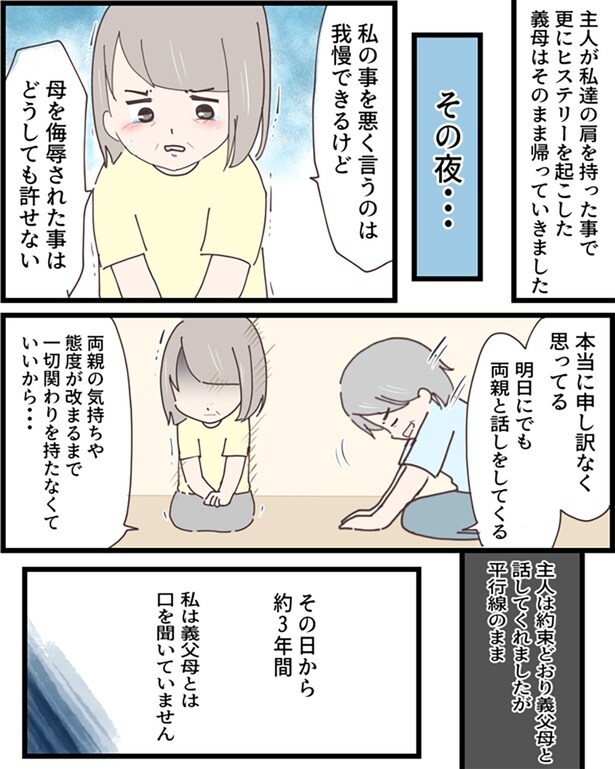 その日から約3年間