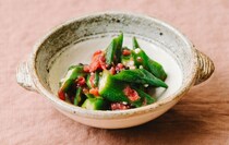 箸休めにぴったり。ササっと和えるだけ「オクラの梅和え」