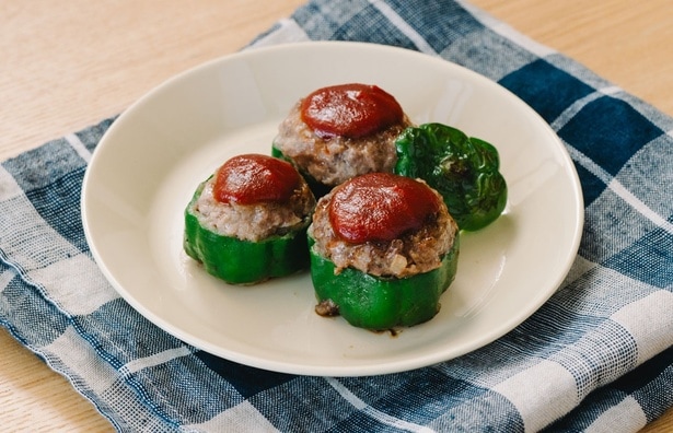 「ピーマンの肉詰め」