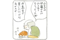 船で向かう離島の買い出し。荷物を抱えるじいちゃんに手を貸したのは