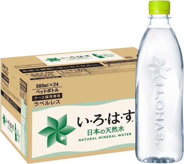 い・ろ・は・す ラベルレス 560ml × 24本 水 天然水