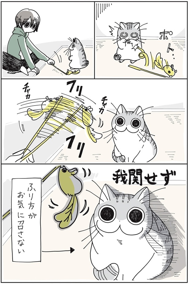 振り方がお気に召さない