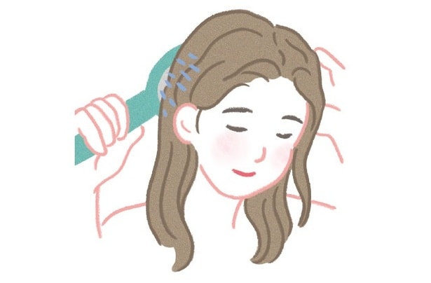 衿足や後頭部もしっかりすすぐ