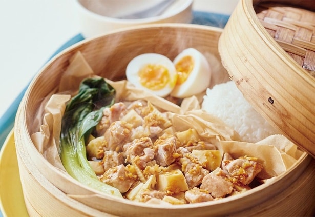 脂身の少ないヒレ肉を使用!せいろで簡単ダイエットごはん「豚ヒレ肉のルーローハン」