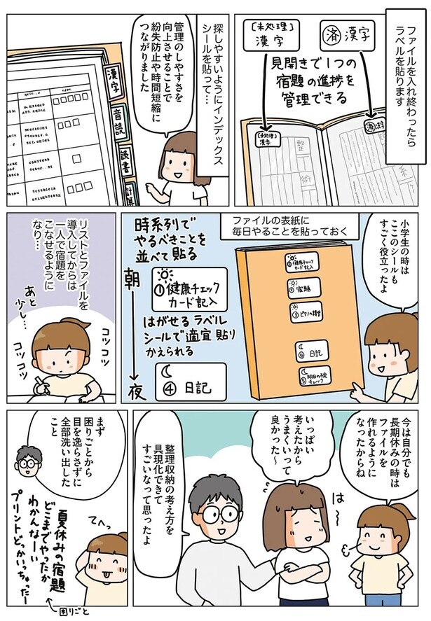 小学生の時はシールもすごく役立ったよ