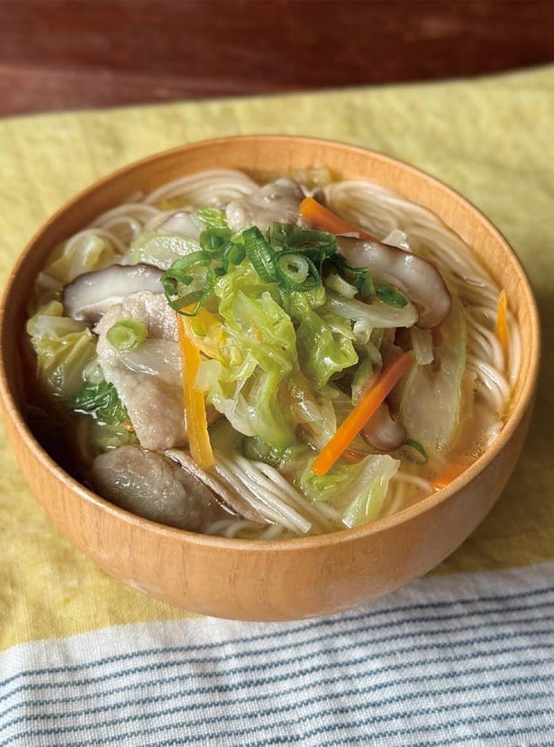 たっぷり野菜のにゅうめん