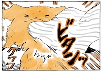 着物の袂が顔に直撃！強風の中を散歩するおばあちゃんとレトリバー