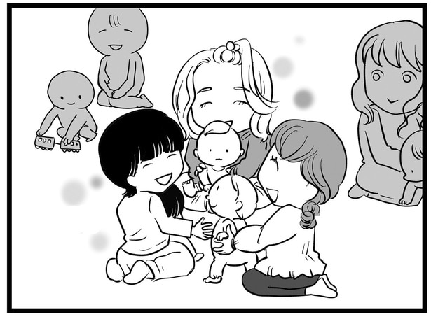 ママ友が出来て嬉しそう