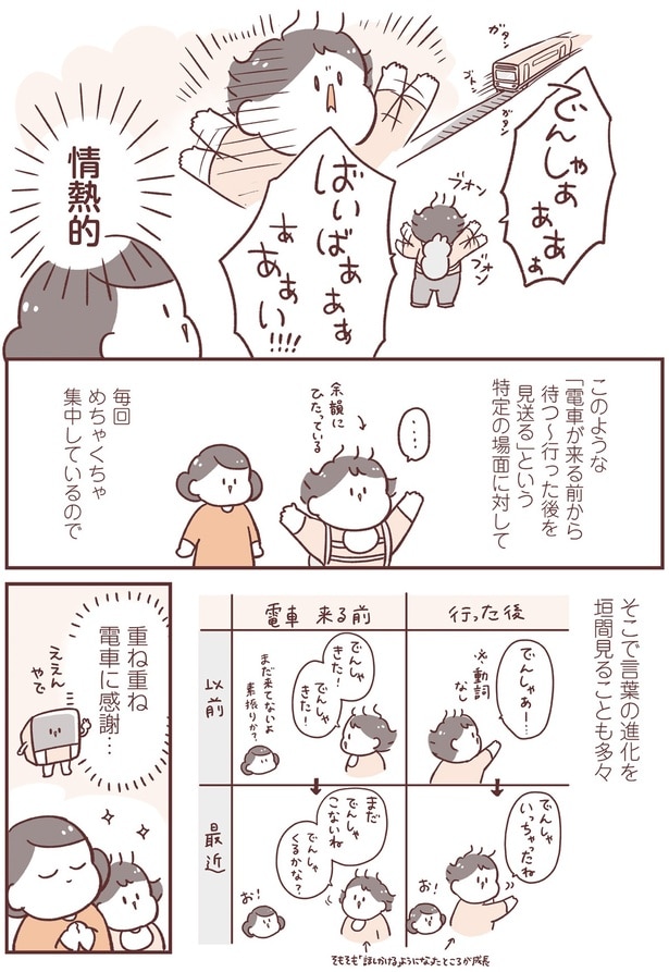 言葉の進化を垣間見ることも