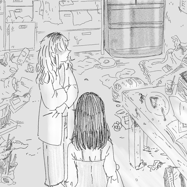 ゴミだらけの部屋