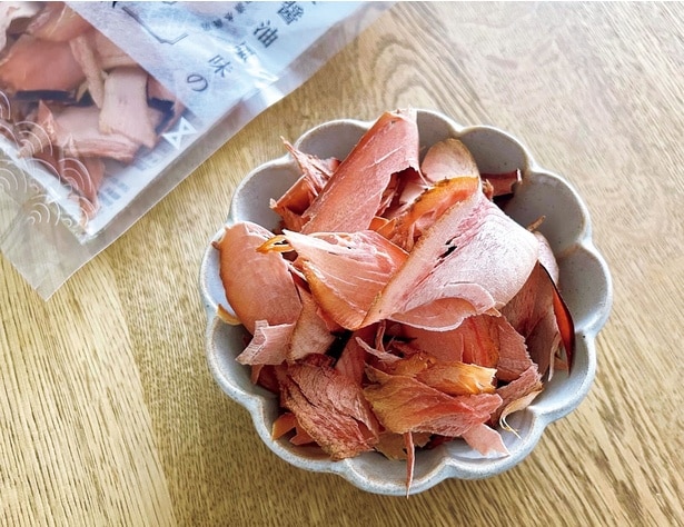 生ハム感覚で食べられる！ 鉄分たっぷりのかつお節