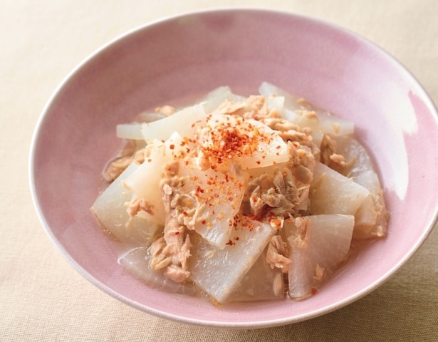 大根とツナの韓国風塩煮