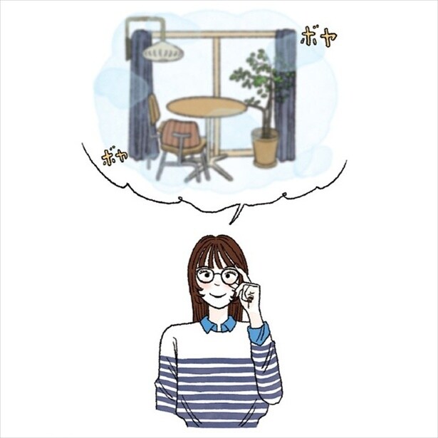 100 均の老眼鏡でピント合わせ