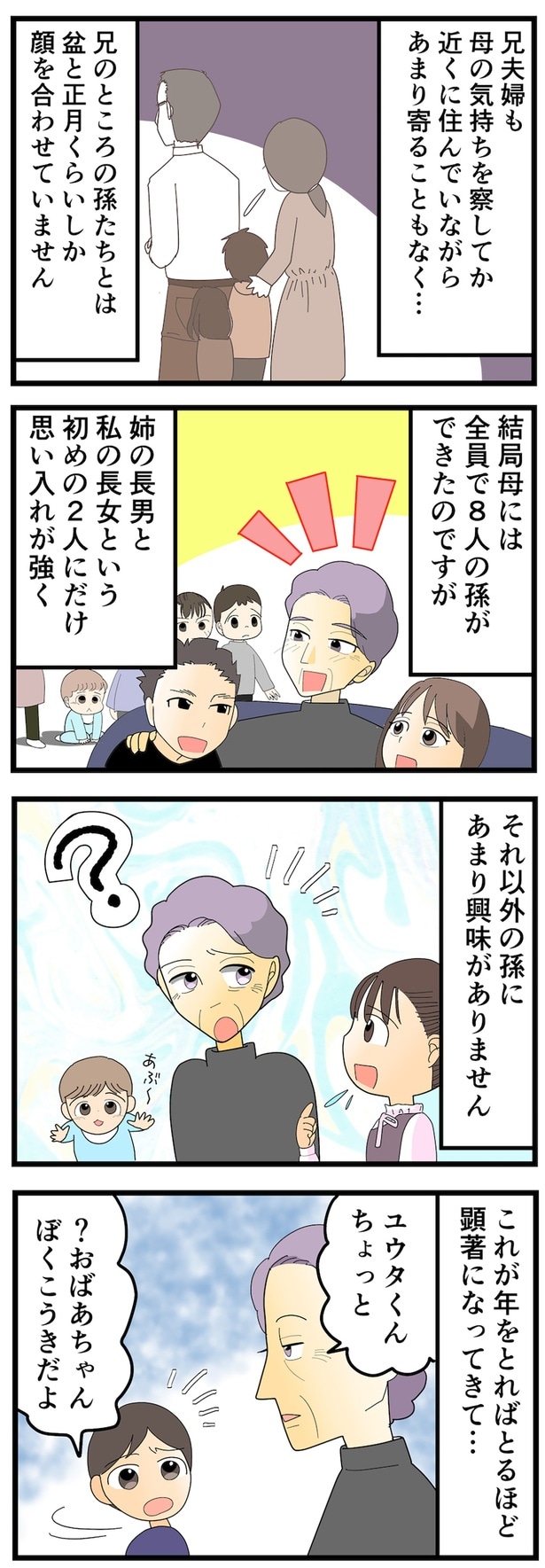 年をとればとるほど顕著に