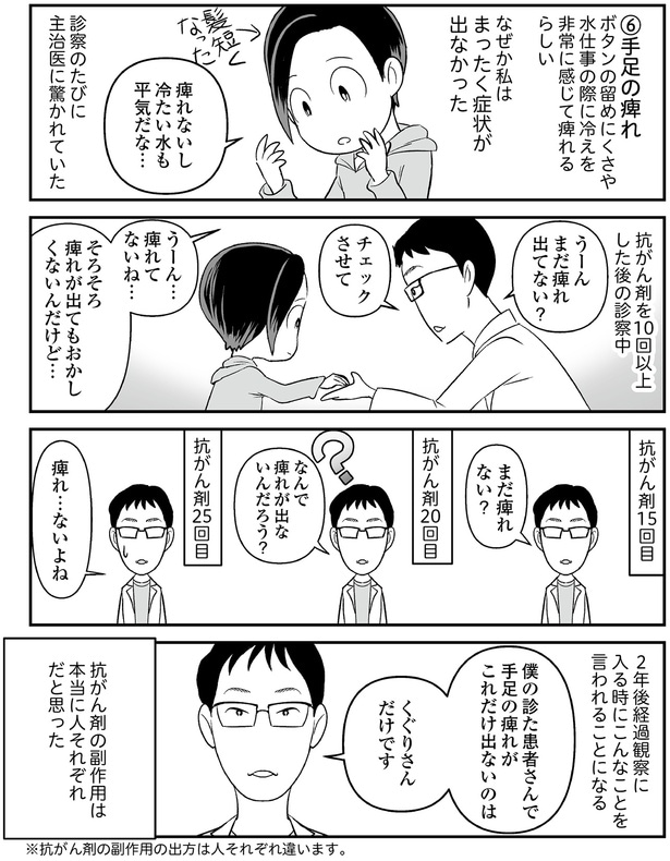 まだ痺れ出てない？