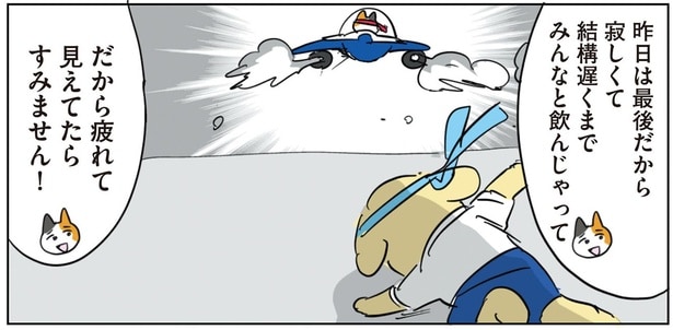 疲れて見えてたらすみません!