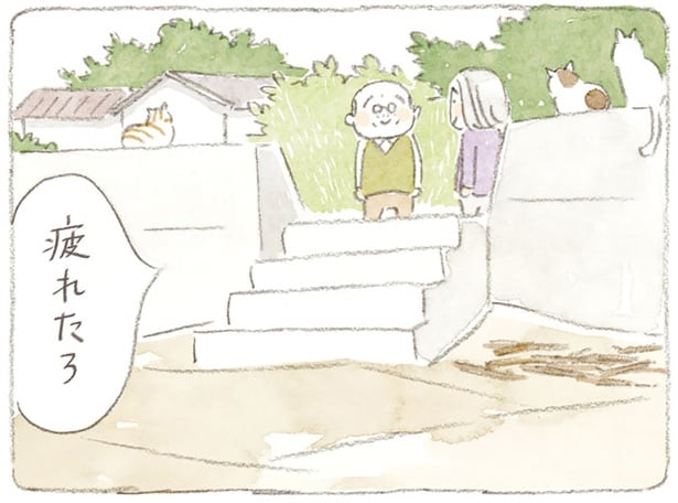 海までの短い散歩。最期が近づく妻と島をめぐるじいちゃん