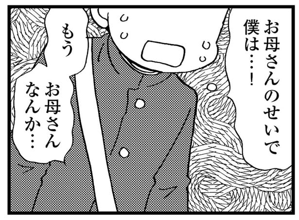 お母さんのせいで…！