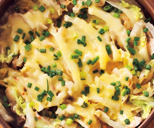 とろけたチーズが白菜によく合う！