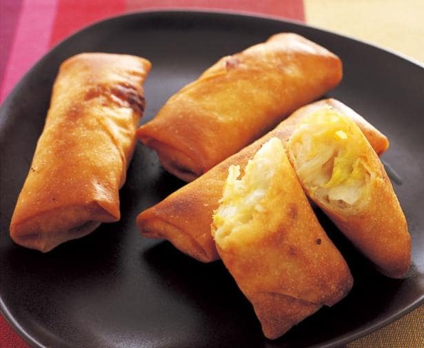 「とろとろ白菜春巻き」