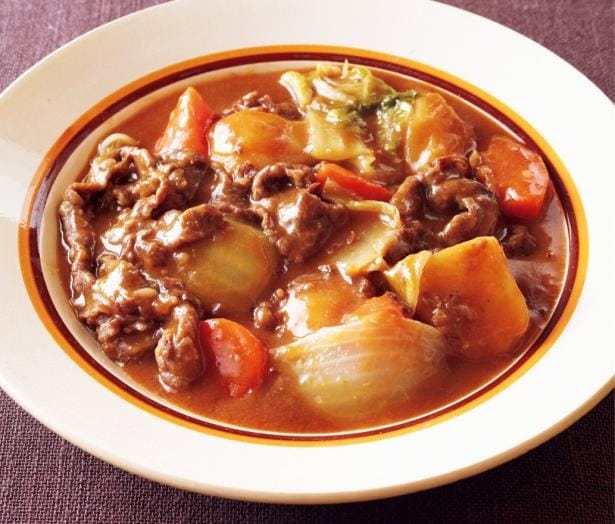 「白菜入りビーフシチュー」