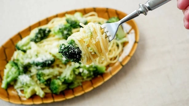 ぜひ粉チーズをたっぷり振ってどうぞ