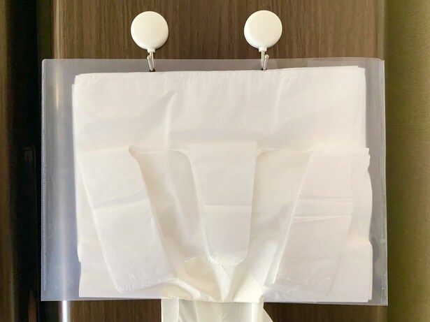 作業時間約1分！便利すぎるゴミ袋収納のやり方をチェック→→→