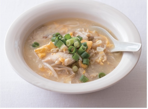 【食べる養生スープ】とりむね✕ごまが体を潤す。トロリおいしい「とりたま中華スープ」