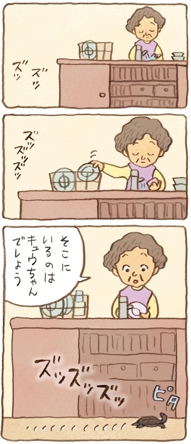 そこにいるのはキュウちゃんでしょう