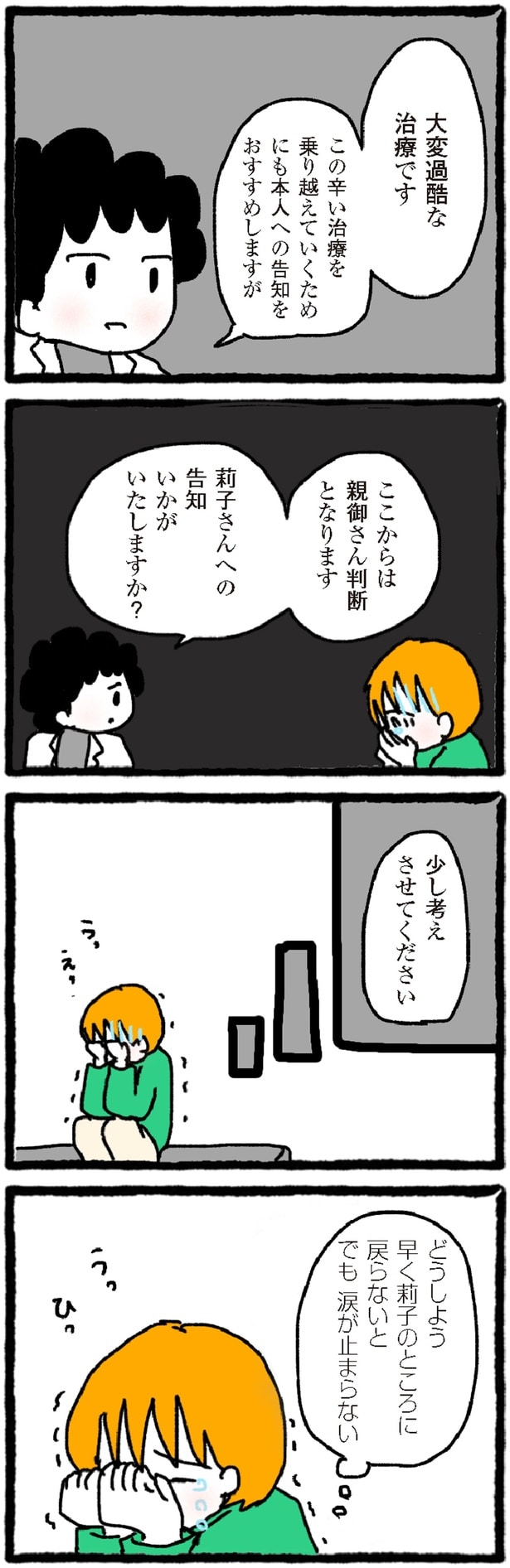 大変過酷な治療です