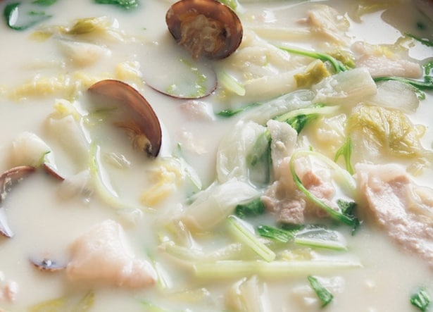 あさりのだしが染みわたる