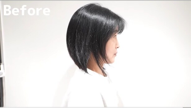 横からのビフォー▶アフターはどんな感じ！？（⇒次へ）