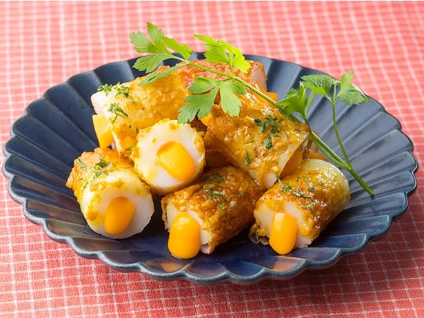 チーズちくわのカレーマヨあえのレシピ