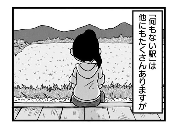 何もない駅は他にもたくさんありますが...