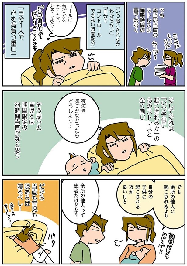 当直も育児も隙あらば寝るべし!