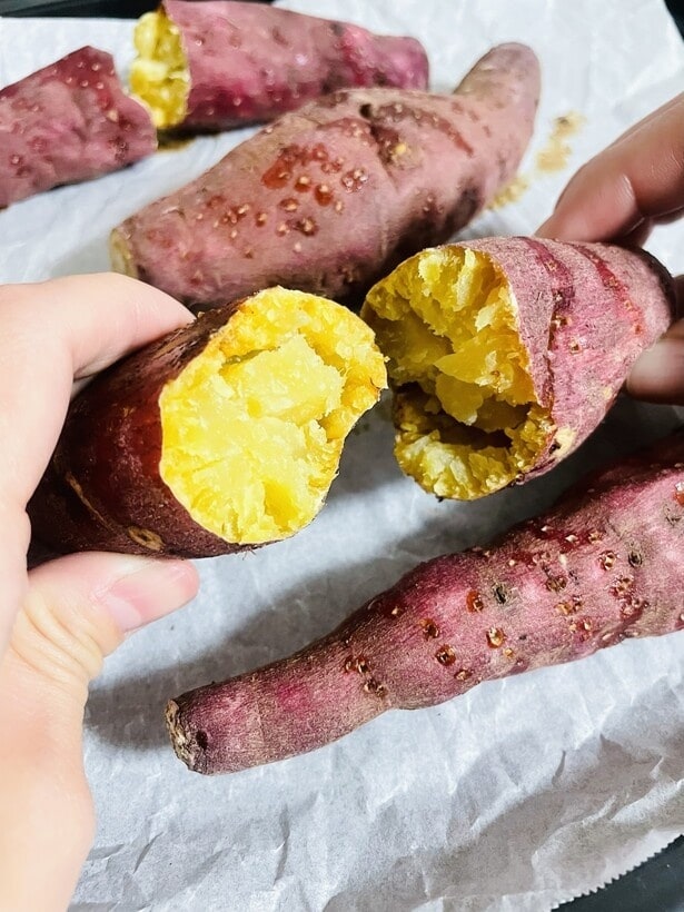 【写真で見る】自宅で簡単にできるプロ級あま〜い焼き芋の作り方