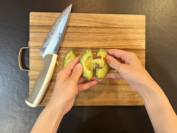 簡単に種から身が取れる!