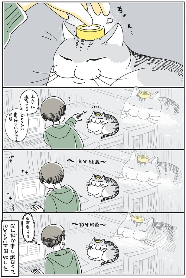 どのくらい乗っけていられるかな