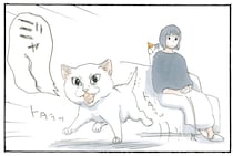 なんで分かるの？ 大好きなお父さんが帰って来るのを物音だけで判断した子猫