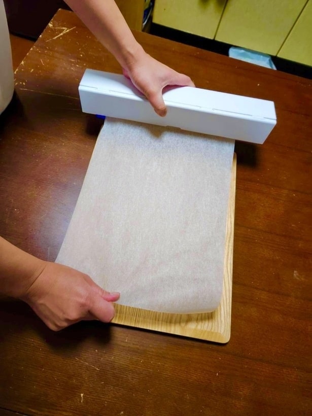 使うのはクッキングシート！（▶︎次へ）