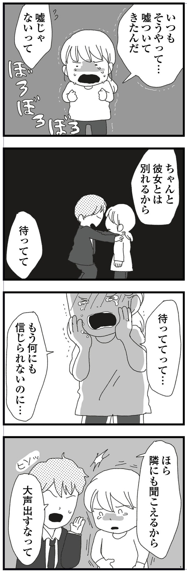 嘘ついてきたんだ