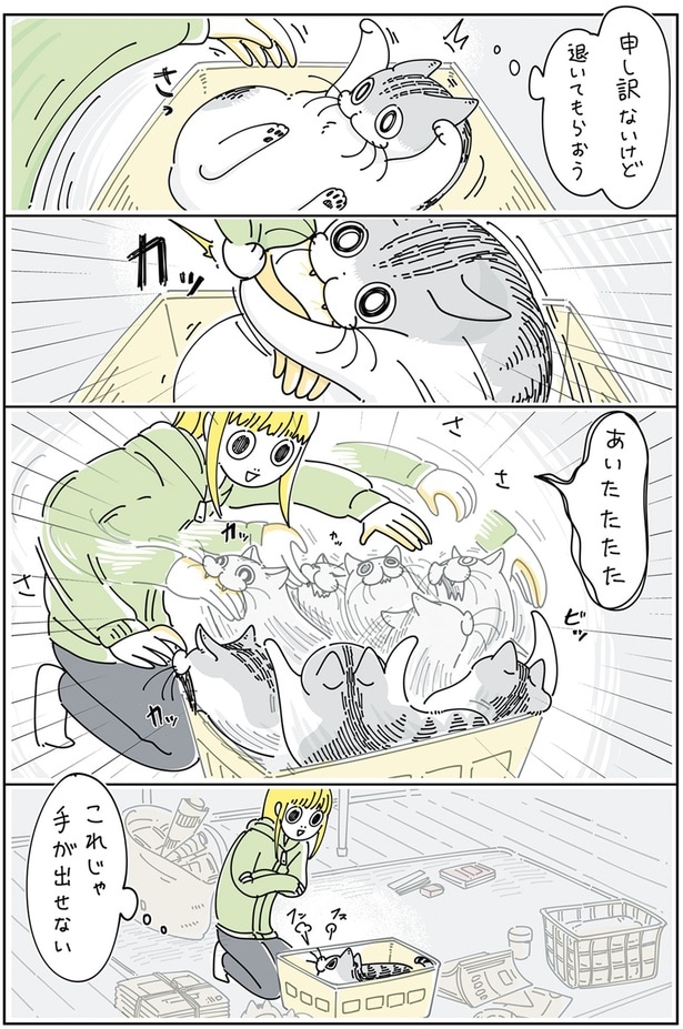 申し訳ないけど退いてもらおう