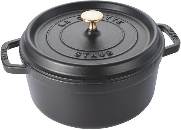staub ピコ ココット ラウンド ブラック 24cm